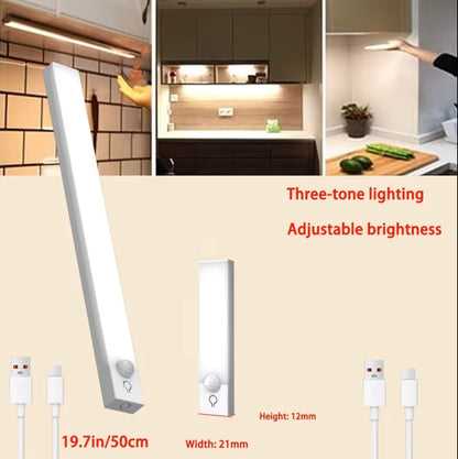 Lumo Motion Sensor LED Light – USB Rechargeable, Wireless 3-Tone Lighting