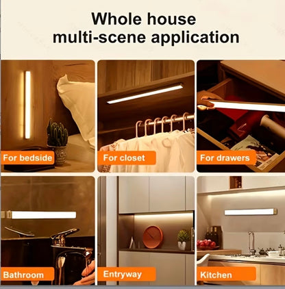 Lumo Motion Sensor LED Light – USB Rechargeable, Wireless 3-Tone Lighting