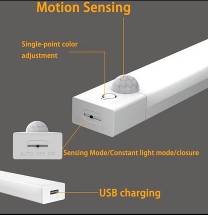 Lumo Motion Sensor LED Light – USB Rechargeable, Wireless 3-Tone Lighting